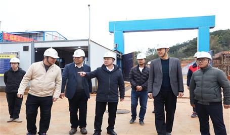 覃振華帶隊到項目開展第一季度安全生產(chǎn)質量綜合大檢查