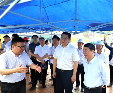 柳州市委書記吳煒、市長張壯到公司項(xiàng)目調(diào)研指導(dǎo)