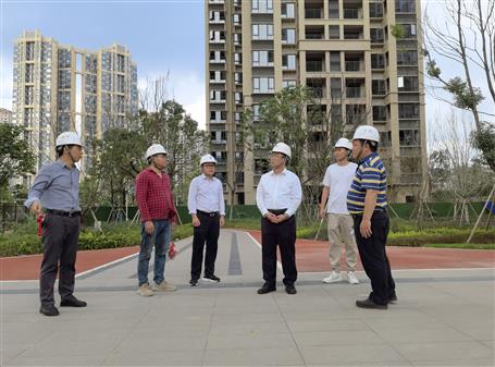 冶建公司領(lǐng)導到項目調(diào)研指導“保交樓”工作