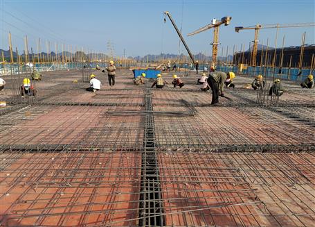 【錨定目標(biāo) 奮力沖刺】冶建桂鴻分公司項目全力趕工期搶進度